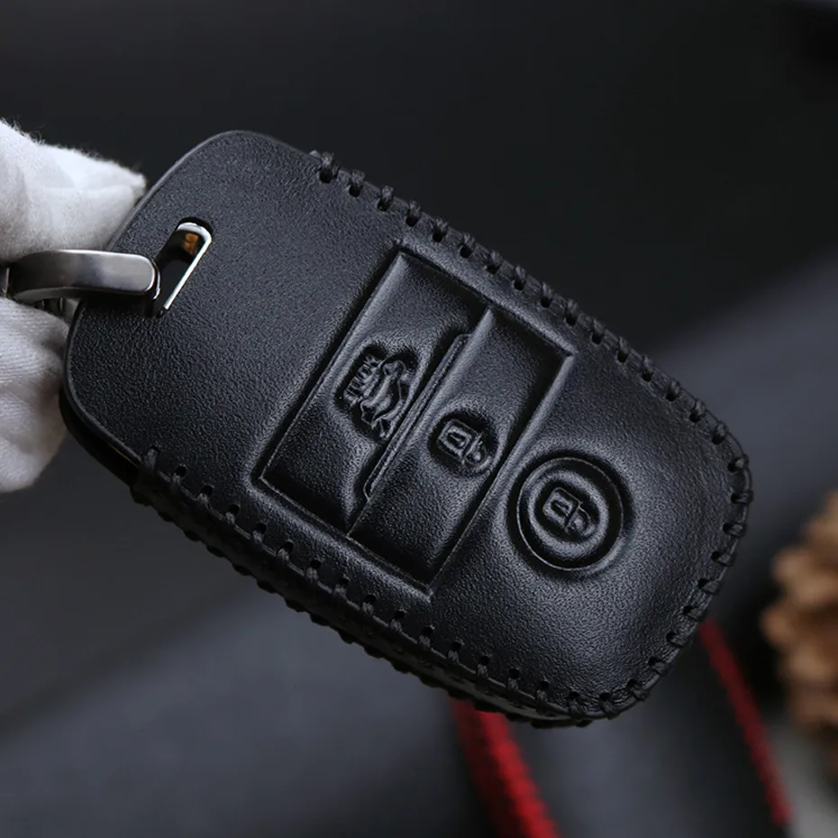 Кожаный чехол для ключей автомобиля для Kia Rio Ceed Soul Sportage Sorento Carens Picanto, защитный чехол для ключей, только чехол