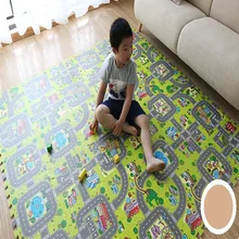 9 шт. детский игровой коврик Детский развивающий коврик 90*90 см игровое Одеяло детский коврик-пазл Детский ковер