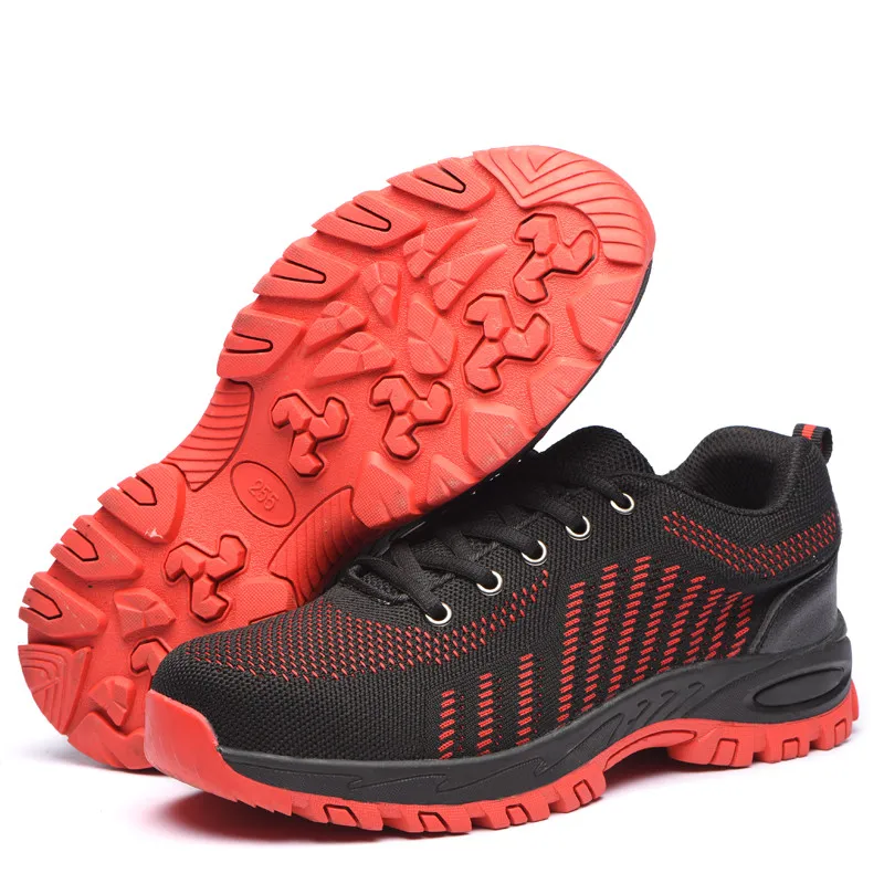 

AC12007 Shoes Security Work Security Boots For Mens Cap Toe Steel Mens Labor Insurance Puncture Proof Shoes Safety Shoes Men