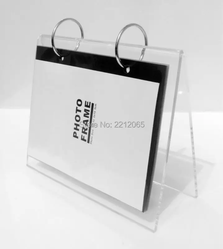 Настольный прозрачный акриловый люцитовый календарь держатель стойки, настольный календарь подставки YCD-001