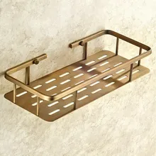 Antique Brass Wall Mounted Bathroom Shower Shelf Shampoo Holder Shelves Storage Shelf Rack Bathroom Basket Holder Antique Brass Wall Mounted Bathroom Shower Shelf Shampoo Holder Shelves Storage Shelf Rack Bathroom Basket Holder