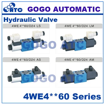 

GOGO High quality 4WE4 type 60 series oil valve 4WE4**60 24v 12v hydraulic solenoid directional valve