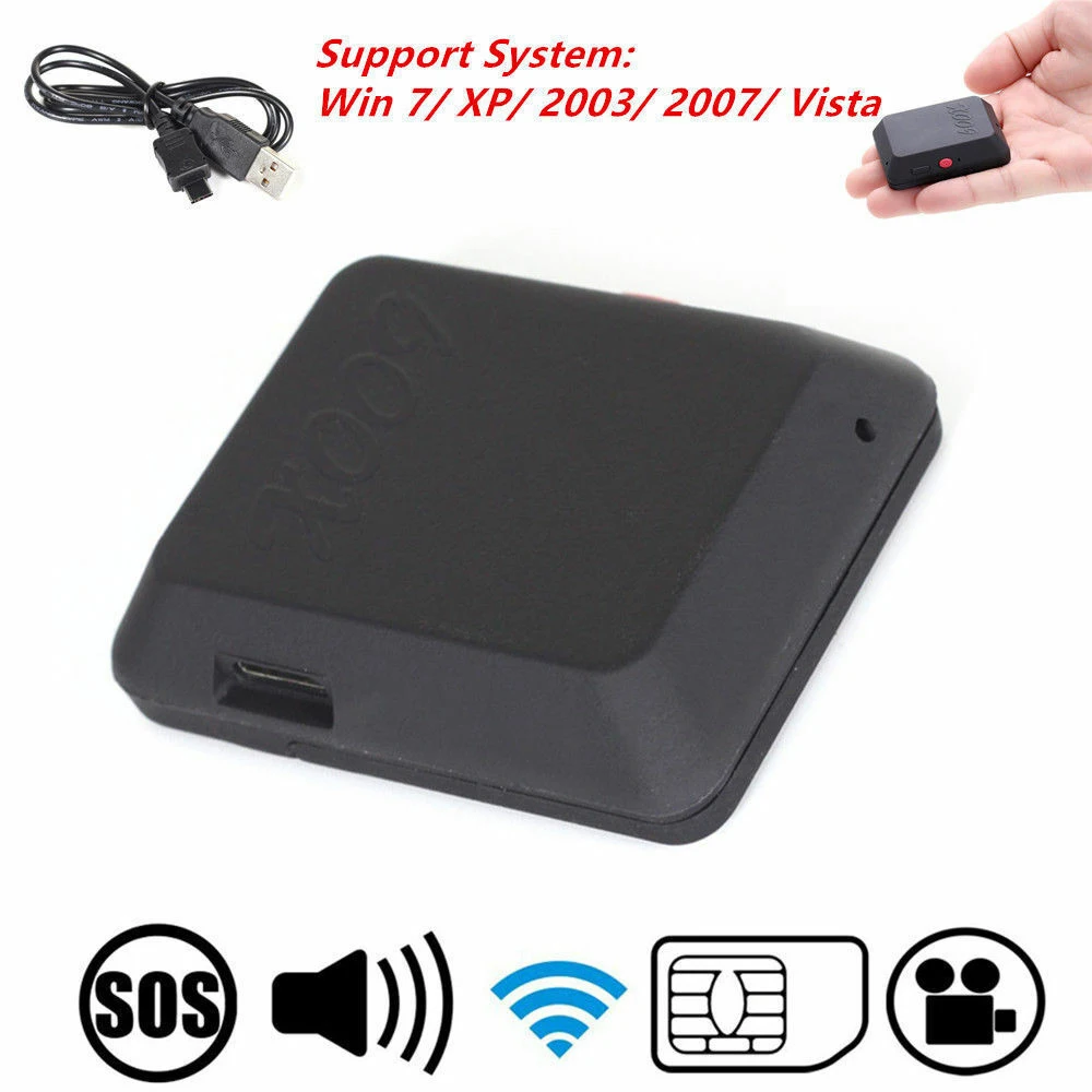 

Portable Mini GSM Locator With Camera Monitor Video Tracker Real Time Tracking and Listening GPS Tracker with SOS Button