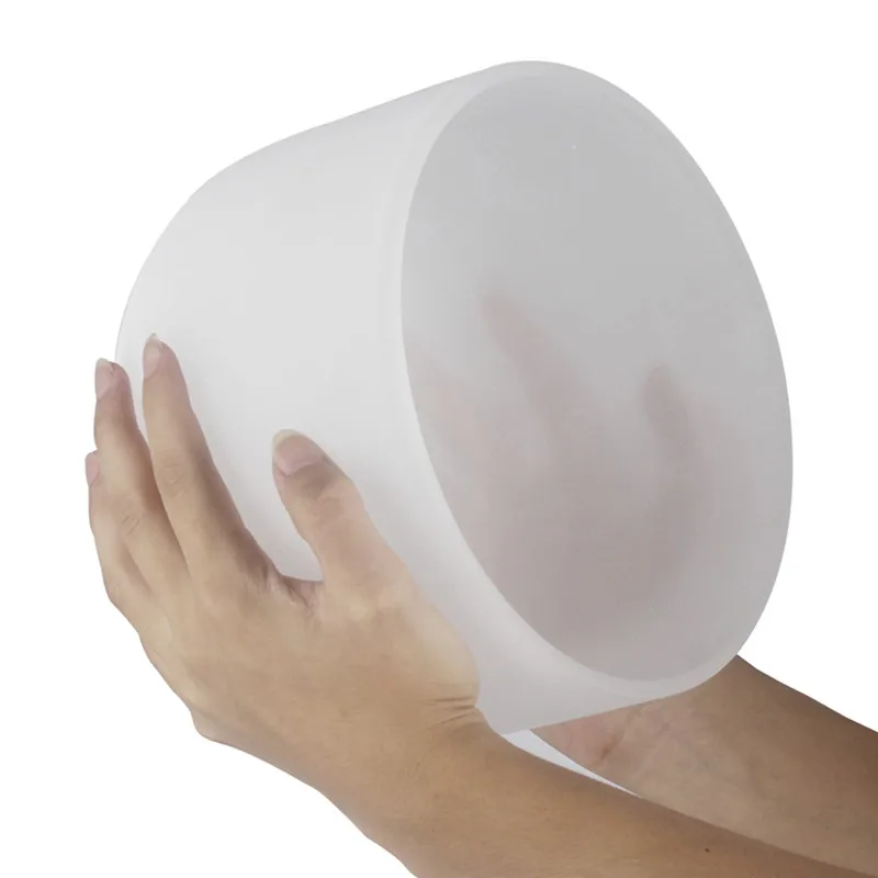 Mrosaa 20*16cm 8 inch B tone Crystal Music Bowl Buddha Sound Bowl Hand Hammered Relax Soothing Relax Soothing Singing Bowl 14