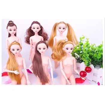 

NEW 30cm 12 joints naked doll,princesses,pretty hair styles toy for girls,princess story game toy,cheap price gift for kids