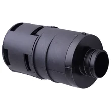 DWCX 1 шт. черный 25 мм воздухозаборник глушитель фильтра подходит для Webasto Eberspacher Авто Воздушный дизельный стояночный обогреватель