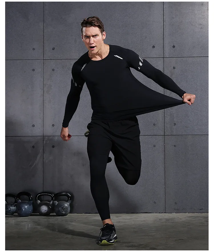 Vansydical, мужская спортивная одежда, компрессионный спортивный костюм, спортивный костюм, наборы для тренировок, тренировки, фитнеса, трико для бега