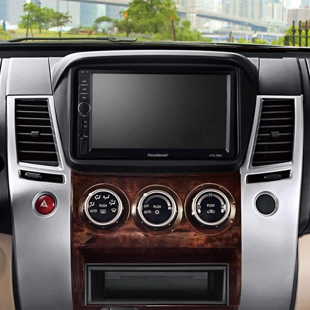 

7" HD Double DIN LCD Display for Vehicles Bluetooth Car Audio Touchscreen LCD Monitor AM FM Aux SD USB MP3 Car Audio Player