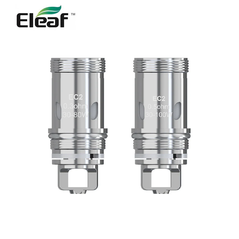 

USA warehouse 10pcs/lot Original Eleaf EC2 Coil Head 0.3ohm/0.5ohm Replacement Coil for i200/i80/melo kit E Cigarette vape coil