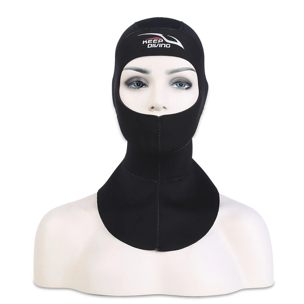 3MM Unisex Diving Snorkel Neck Warm Hood SBR CR Ultra soft Adult Water
