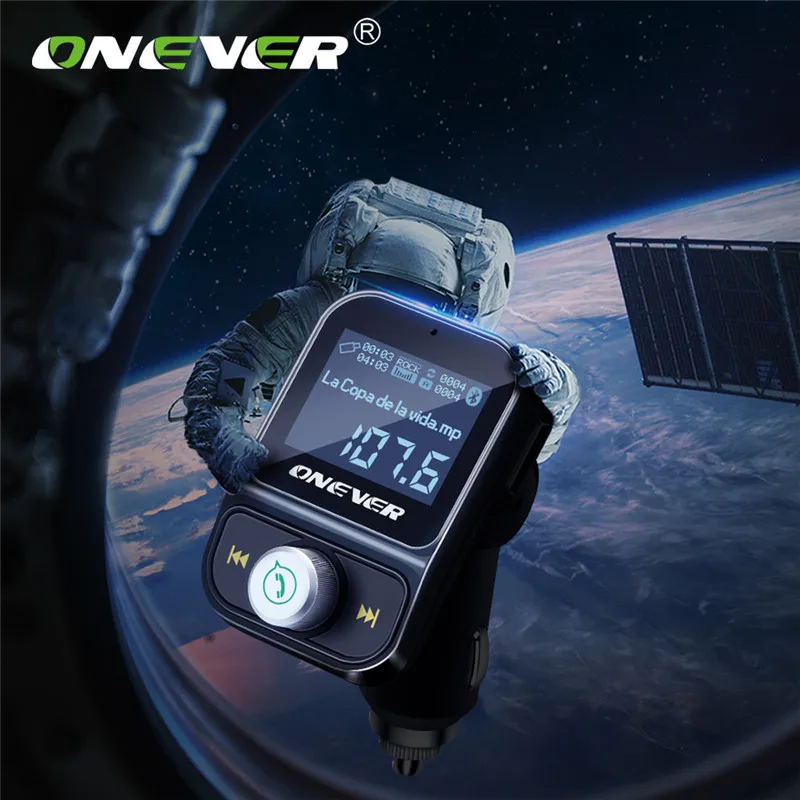 ONEVER USB Car Kit Bluetooth MP3 плееры Зарядное устройство с 3.1a смарт ic громкой связи