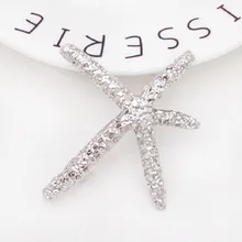 1 шт., модные хрустальные стразы, заколка для волос, морская звезда, боковая заколка, конский хвост, заколка, аксессуары для укладки волос