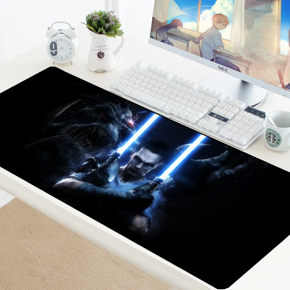 Star Wars King Gaming Mouse Pad XL Keyboard Computer Gamer Desk PC Laptop Computer Home Office Spee