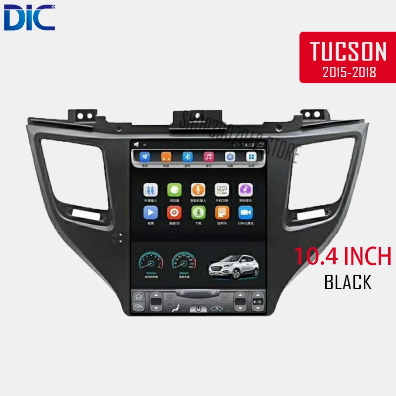 Discount DLC navigation gps player wide and vertical stereo android navigation car radio audio video player For Hyundai Tucson 2015-2018 11