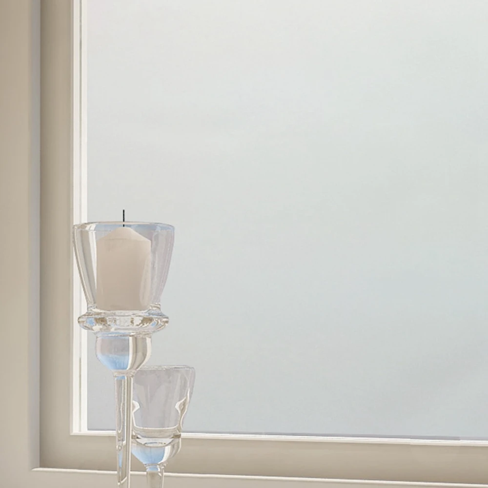 92x500cm Privacy Window Film Frosted Glass Film Matte White Static