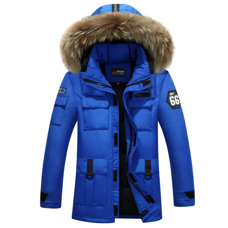 2018 New Men Down Coat Fashion Winter Down Jacket Long Parka Thicken Duck Down Fur Collar Male White Down Coat 165wy 2018 New Men Down Coat Fashion Winter Down Jacket Long Parka Thicken Duck Down Fur Collar Male White Down Coat 165wy