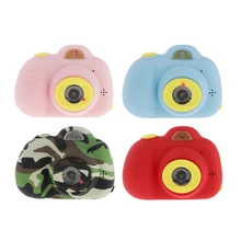 Детские игрушки видеокамера, Противоударная детская селфи цифровая видеокамера, 8 Мп двойной объектив, креативные подарки ко дню рождения для девочек и мальчиков