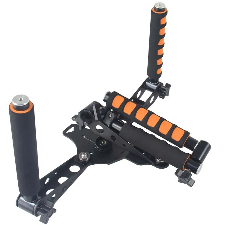 

Multifunctional Aluminum Bracket DSLR Rig Video Camera Shoulder Support Mount System for DSLR Cameras Video Camc