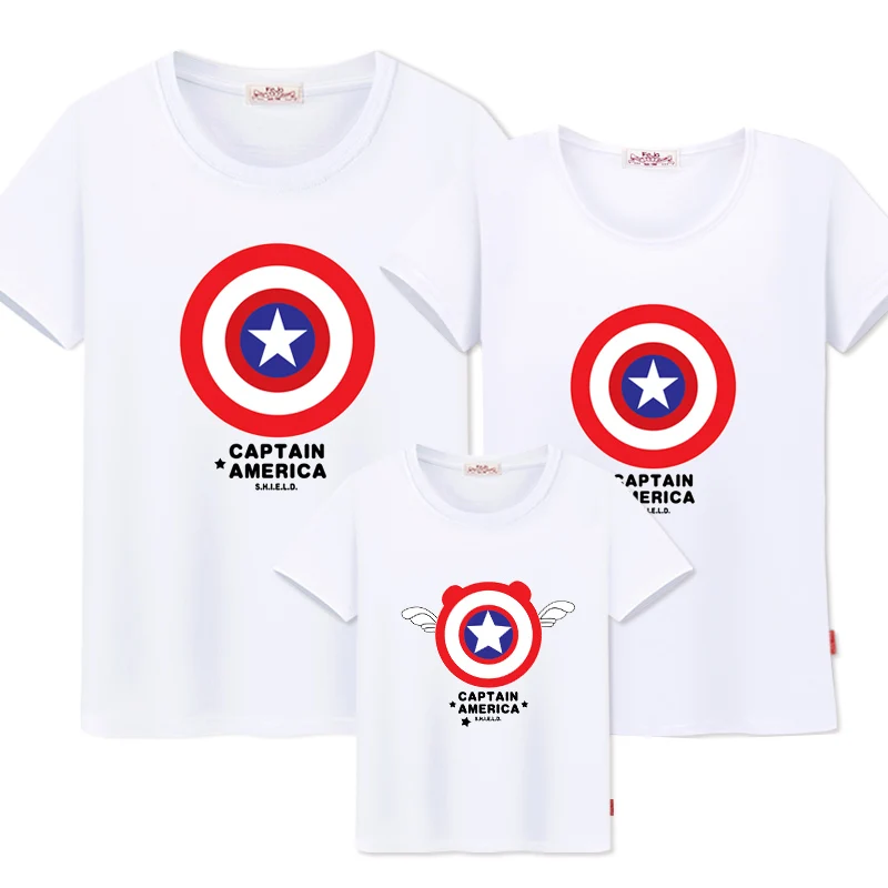 Family Matching Clothes white t shirts 