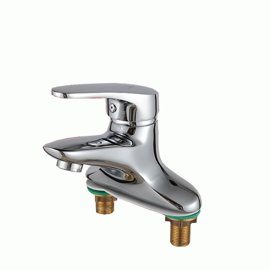 

Free shipping bathroom basin faucet hot&cold water mixer deck mounted brass tap sink mixer tap 8034