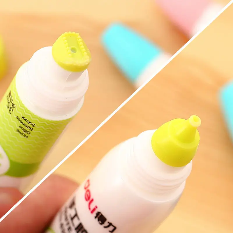 35ML 세척 가능한 흰색 액체 접착제, 학생 세공 DIY 종이 접착제, 문구점, 학교 사무용품 도구, 안전한 비독성