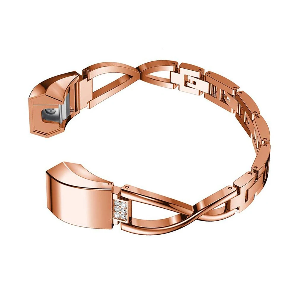 X Форма Rhinestone сменный Браслет Для Fitbit Alta hr