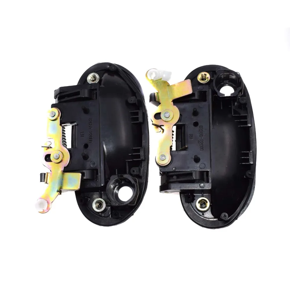 ISANCE черная ручка для наружной двери 4 шт. FL FR RL RR Hyundai Accent 1995 1997 1998 1999 OEM #82660 22000/83650