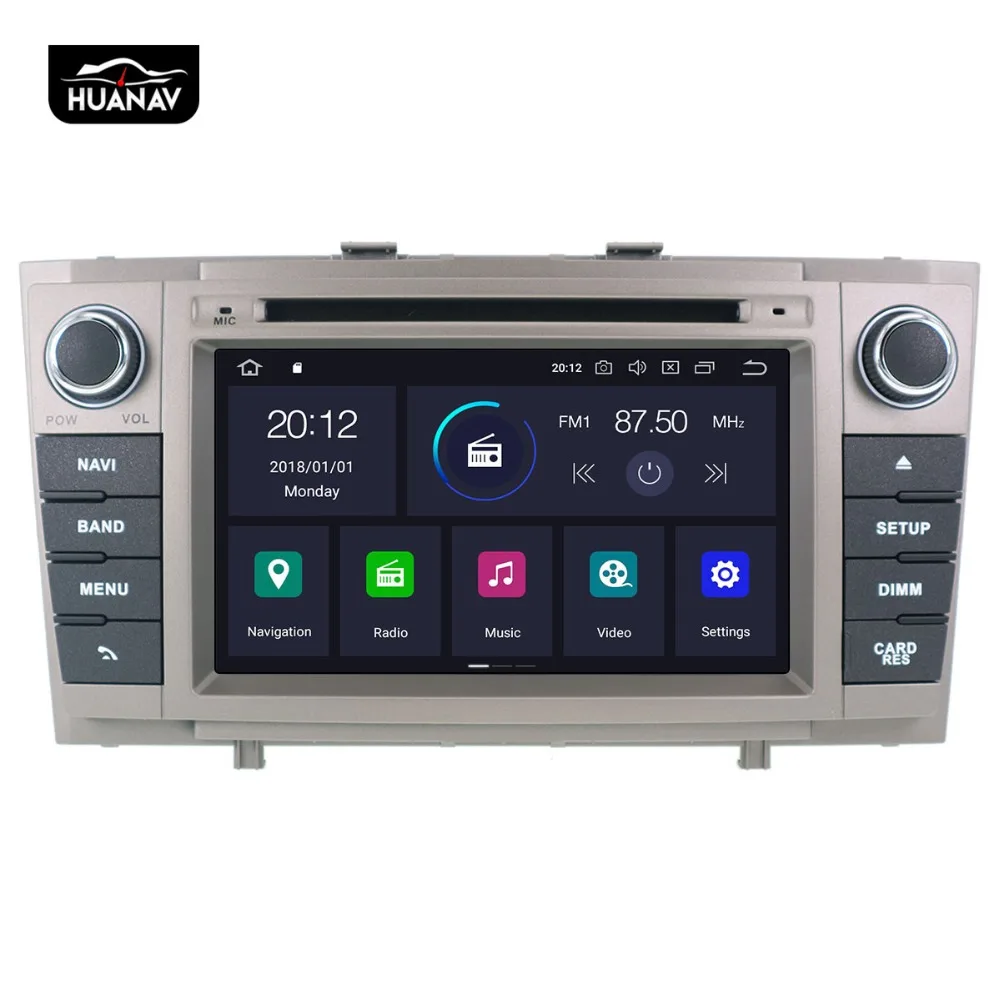 Excellent DSP Android 9 Car CD DVD Player GPS Navigation For Toyota Avensis 2009-2015 T27 head unit auto radio stereo tape recorder 4+64G 4