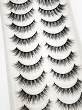Yeni 5/10 Pairs doğal yanlış Eyelashes takma kirpik uzun makyaj 3d vizon kirpik uzatma kirpik vizon kirpik güzellik için 54