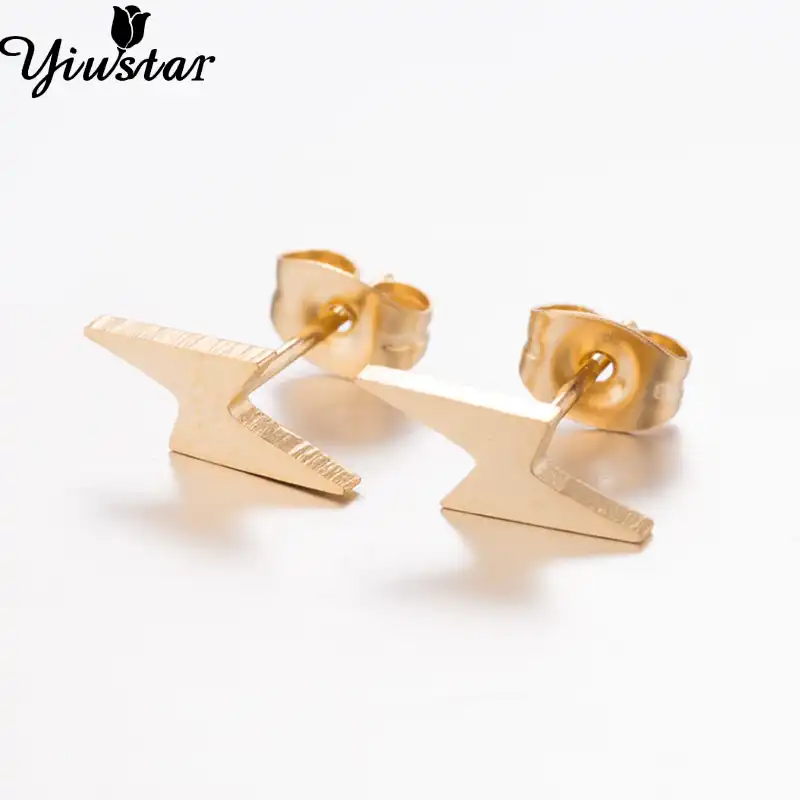 Yiustar Beauty S Kids Earrings Tiny Lighting Stud Charming Bolt Stainless Steel Ear Studs Beat Friend Gift Yiustar Beauty S Kids Earrings Tiny Lighting Stud Charming Bolt Stainless Steel Ear Studs Beat Friend Gift