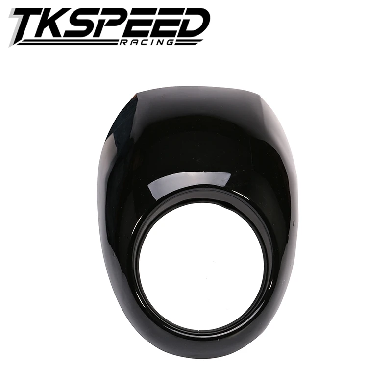 TKSPEED motorcycle Headlight Plastic Front Visor Fairing Cool sportster Mask Bezel For Harley 883 XL1200 Dyna Sportster FX