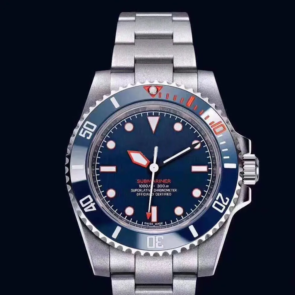 

2019 Luxury Brand New Men Automatic Mechanical Watches Silver Red Black Green Blue Stainless Steel Ceramic Bezel Sapphire Watch