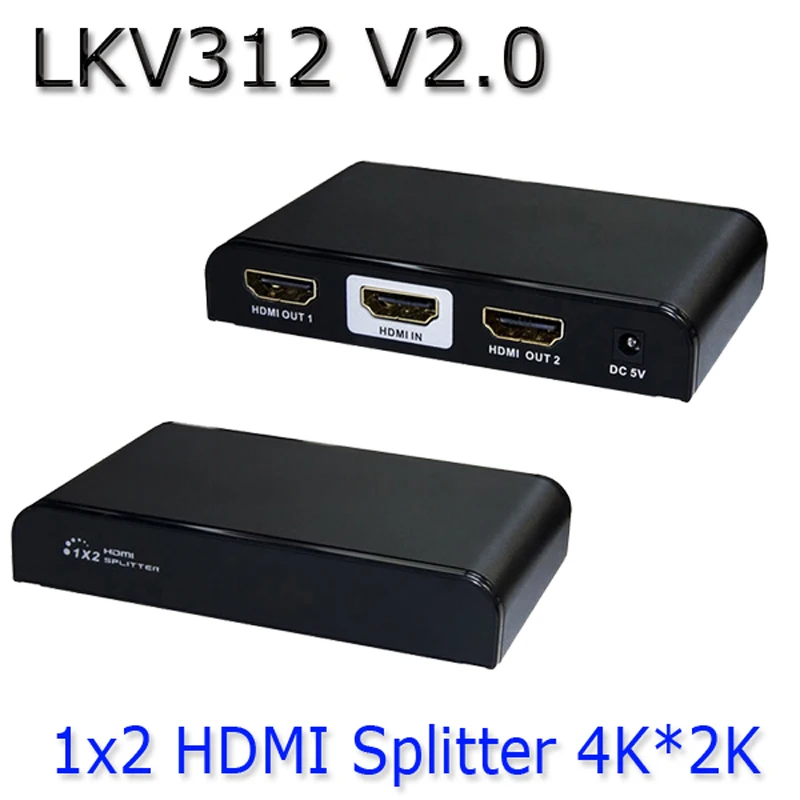 

NEW 4K x2K @ 60Hz  ultra-HD resolution 1X2 HDMI Splitter LKV312 V2.0 2 way 3D HDMI Splitter Best Buy