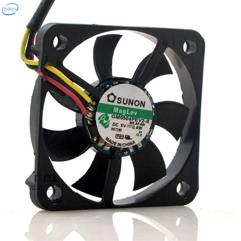 

Sunon GM0504PEV2-8 Computer Axial Cooling Fan DC 5V 0.4W 0.1A 4CM 40*40*6mm 7000RPM 3 Wires