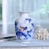 New Chinese Style Vase Jingdezhen Classical Porcelain Kaolin Flower Vase Home Decor Handmade Shining Famille Rose Vases 3