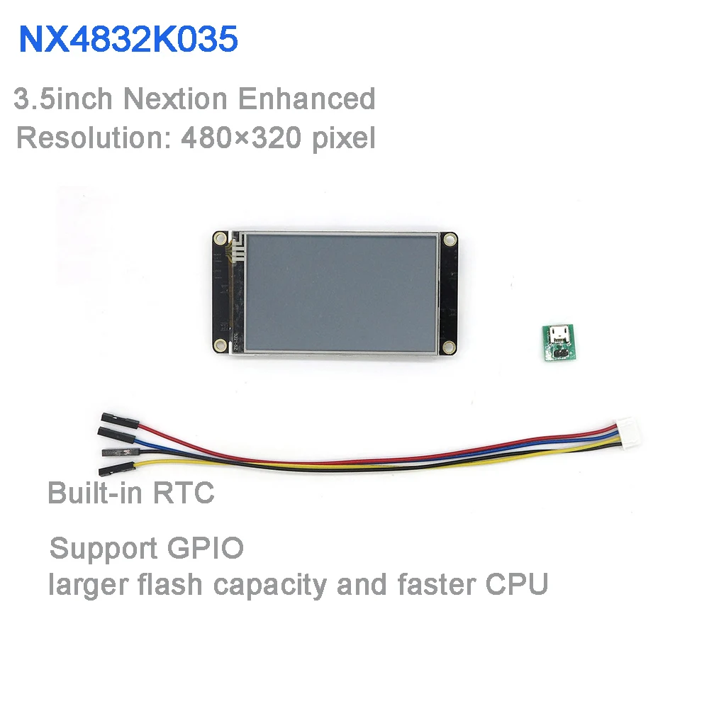 Интеллектуальный ЖК модуль Nextion Enhanced UART HMI сенсорный дисплей 3 5 дюйма с плата