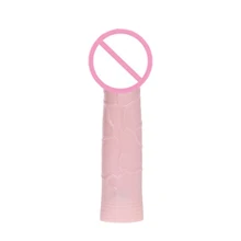 Sex Products Realistic Penis Sleeves with Hard Glans, Soft Stretched Penis Extender,Penis Enlarger Condoms