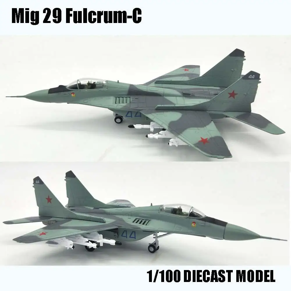 1:100 Diecast Modell-MIG-29 Kämpfer Flugzeug 