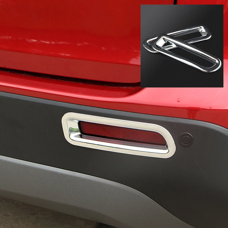 

For Suzuki Vitara Escudo 2015 2016 2017 2018 ABS Plastic Chrome Rear Fog Light Cover Lamp Protector Car Accessories 2pcs