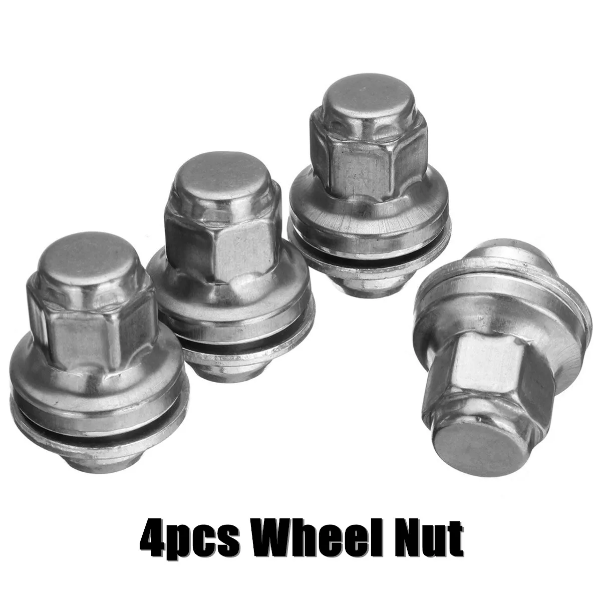 Buy 19mm 4PCS Alloy Wheel Nuts Hex Replacement Part
