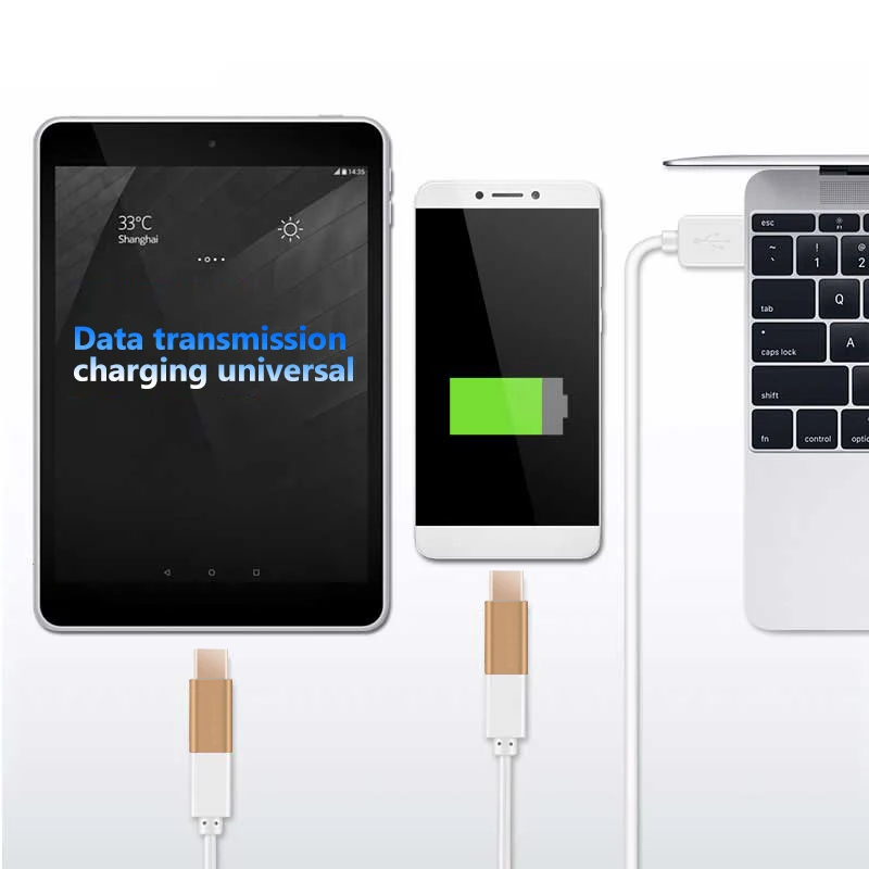 USB Type C OTG адаптер Micro зарядное устройство быстрый кабель для передачи данных Samsung S8