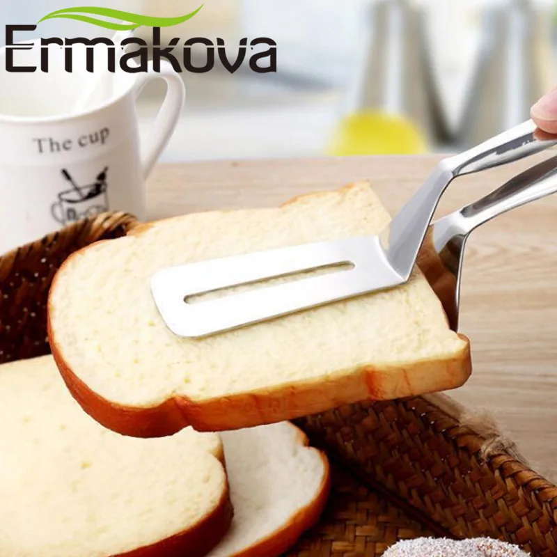 Щипцы ERMAKOVA из нержавеющей стали для барбекю лопата жареного стейка Жарки Рыбы