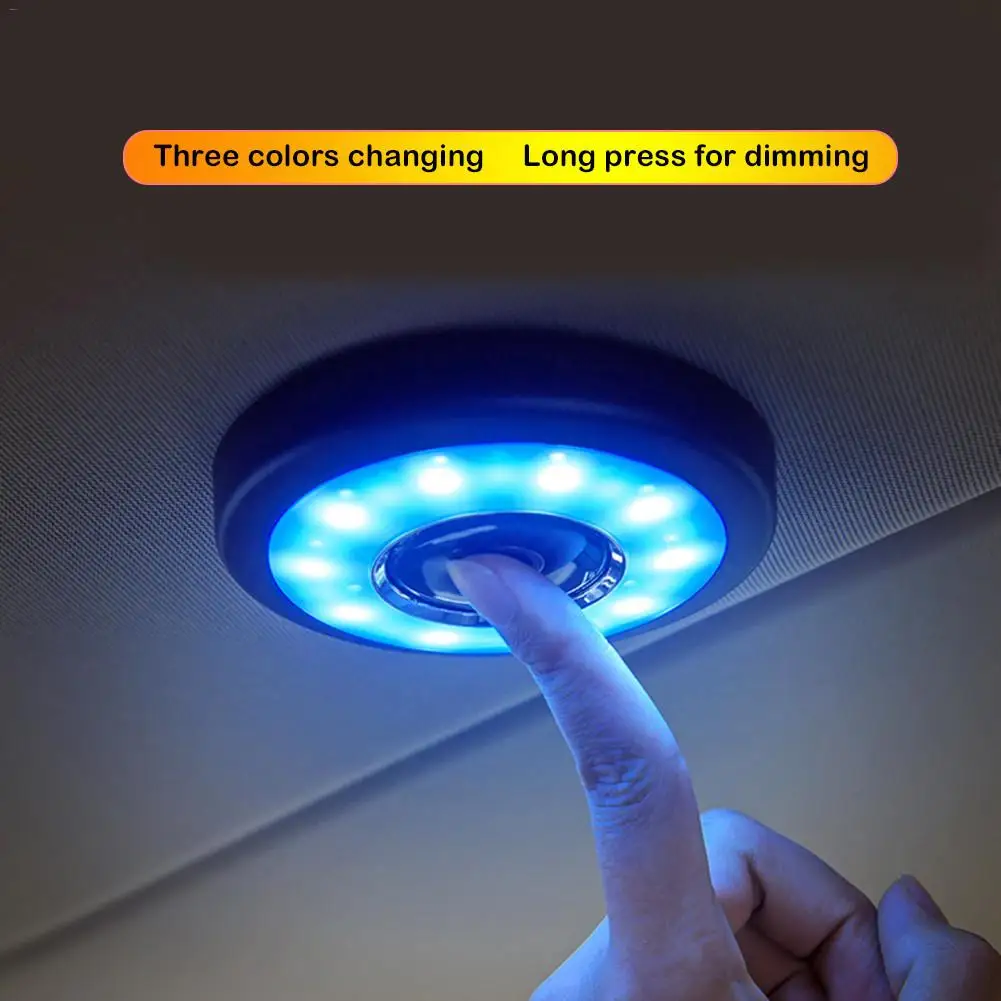 Датчик касания с регулируемой яркостью светодиодный под кабинет свет, usb-зарядка батарейках светодиодный шкафы синие огни для шкаф для одежды ванная освещение