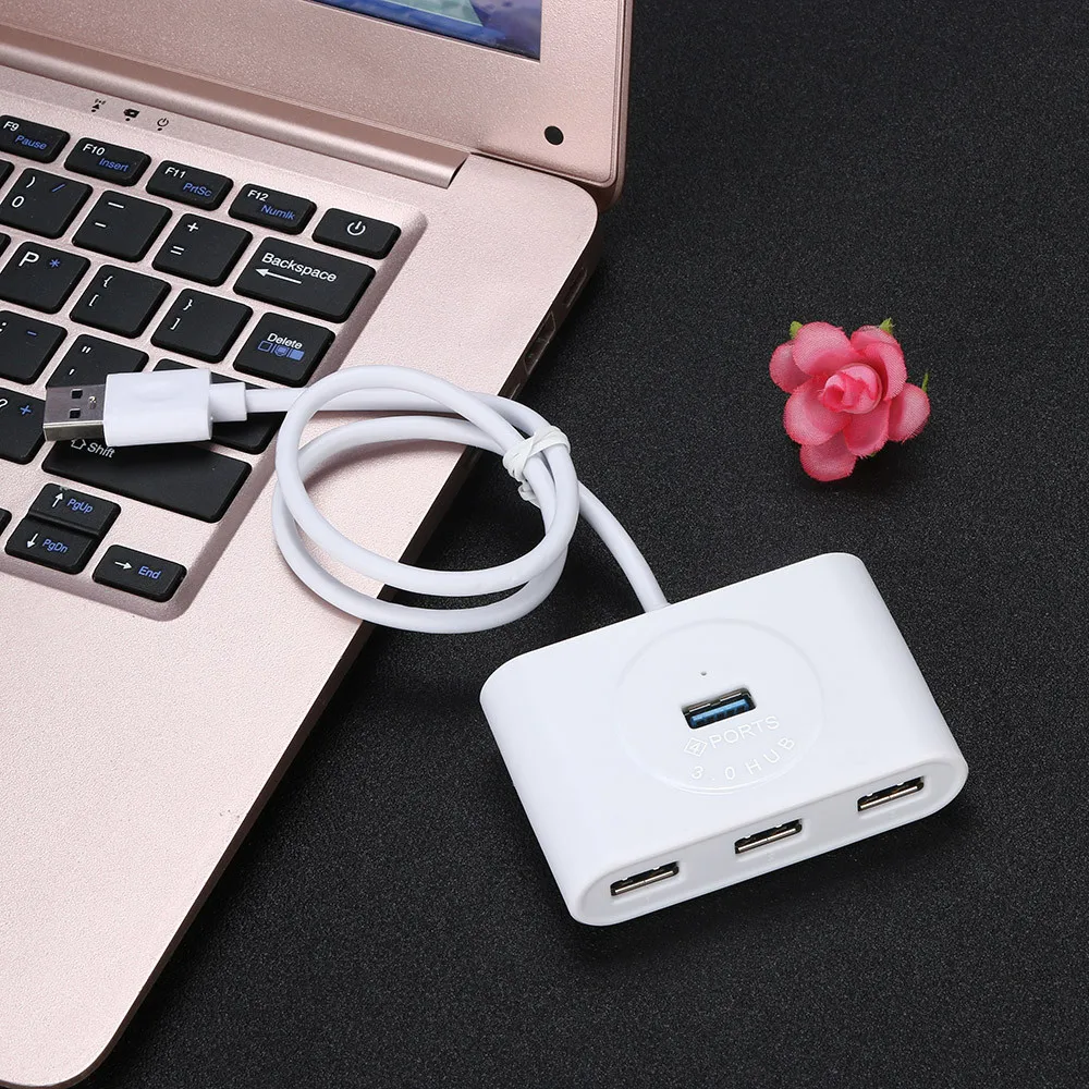 

Usb 3.0 Hubs Super Speed External 4 Port Splitter with Micro Interface for PC up to 5 Gbps 150cm hot swappable Plug play