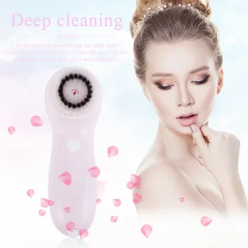 

Beauty 3 in1 rotating facial cleansing brush Face Washing Brush USB Rechargeable Electric Rotating Facial Cleaners Scrubber Tool