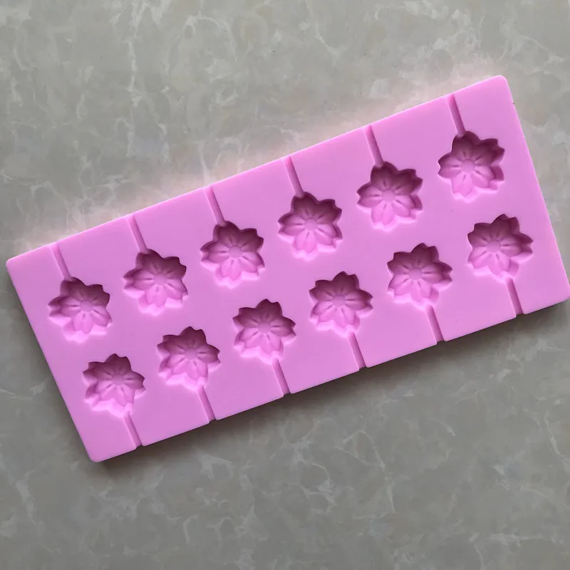

Silica Gel Chocolates Model 12 Even Cherry Blossoms Star Sugar Chocolate Candy Piece Model Match Kitchen Dining & Bar Bakeware