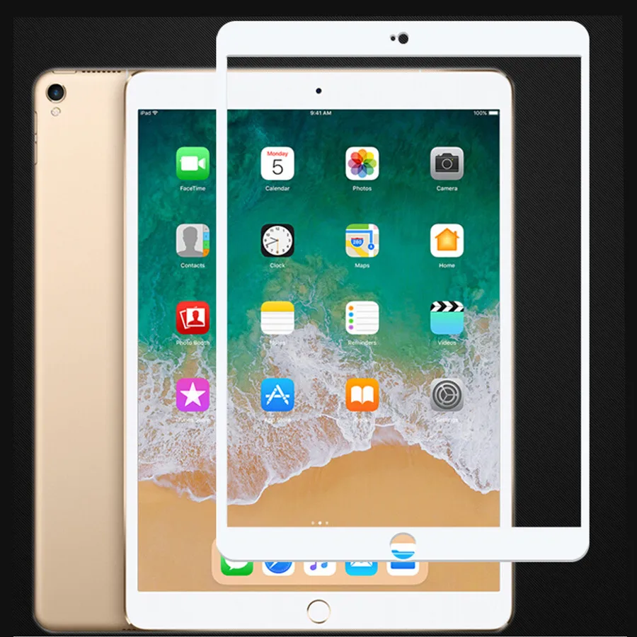 10D полное покрытие для Apple iPad 9,7 дюймов Pro 11 Air 1 2 3 стекло пленки для iPad Air 3 Стекло протектор для iPad Air 1 2