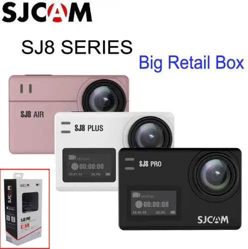 

PromotionSJCAM SJ8 Series SJ8 Air /SJ8 Plus /SJ8 Pro 1290P 4K Action Camera WIFI Remote Control Waterproof Sports DV vs SJ7 star