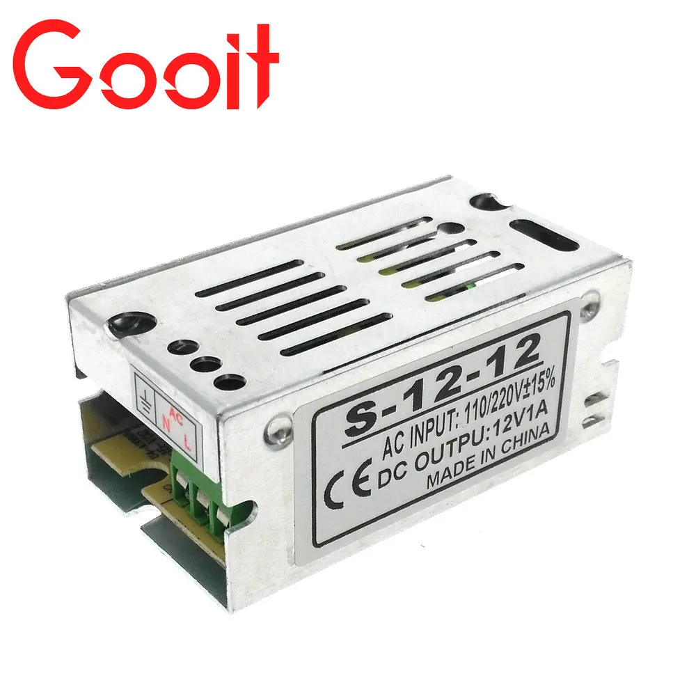 Led strip lights 12V 1A 12w Switching led Power Supply Lighting