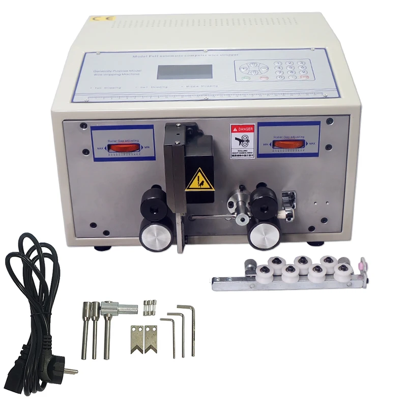 SWT508C computer control automatic wire stripping peeling machine for cutting wire 1mm-2.5mm with 2